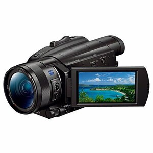 ソニー / 4K / ビデオカメラ / Handycam / FDR-AX700 / ブラック / 光学ズーム12倍 / 1.0型 Exmor RS CMOSセンサー / (中古 未使用品)