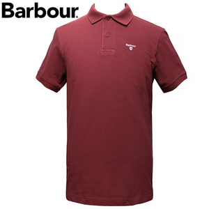バブアー Barbour ポロシャツ メンズ 半袖 鹿の子 サイズXL BIKING RED MML0358 RE95 新品