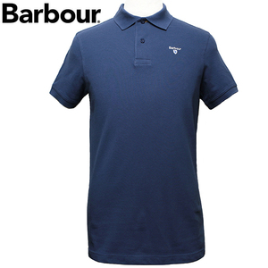 バブアー Barbour ポロシャツ メンズ 半袖 鹿の子 サイズM DEEP BLUE MML0358 BL91 新品