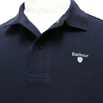 バブアー Barbour ポロシャツ メンズ 半袖 鹿の子 サイズXXL NEW NAVY MML0358 NY31 新品_画像3