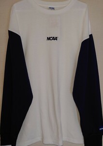 即決 NCAA メンズロングスリーブTシャツ【LL】新品タグ付き 全米大学スポーツ協会 ロンT 長袖Tシャツ 2L 