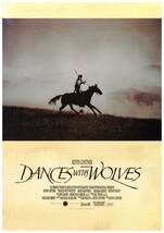 B277・「ダンス・ウイズ・ウルブス」　映画パンフレット　1991年　ビンテージ　「Dances with wolves」_画像1