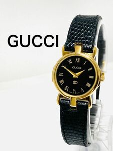 美品！　GUCCI グッチ　純正ベルト　電池新品　レディース腕時計　ゴールド