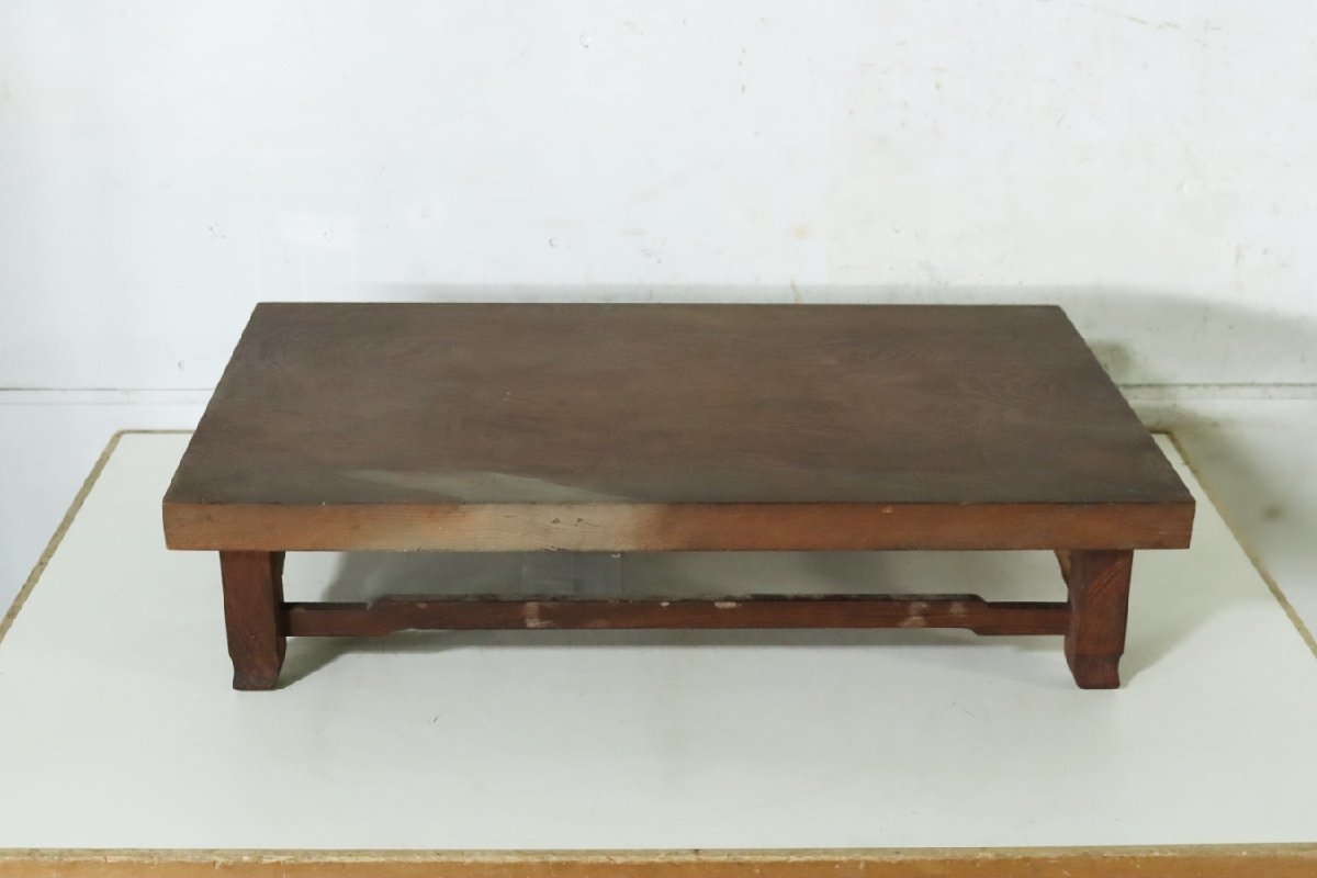 割引購入 大型沈木卓 古材漆塗脚付き花台 漆芸 盆栽台 煎茶道具 香炉台
