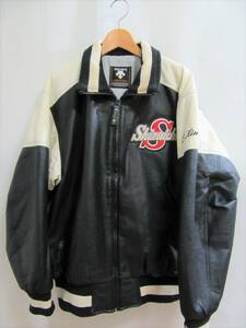 f8331-8 rare * Shizuoka city . high school baseball part? stadium jumper M DESCENTE made selection . Koshien 