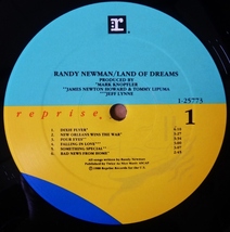 RANDY NEWMAN「LAND OF DREAMS」米ORIG [REPRISE] シュリンク美品_画像5