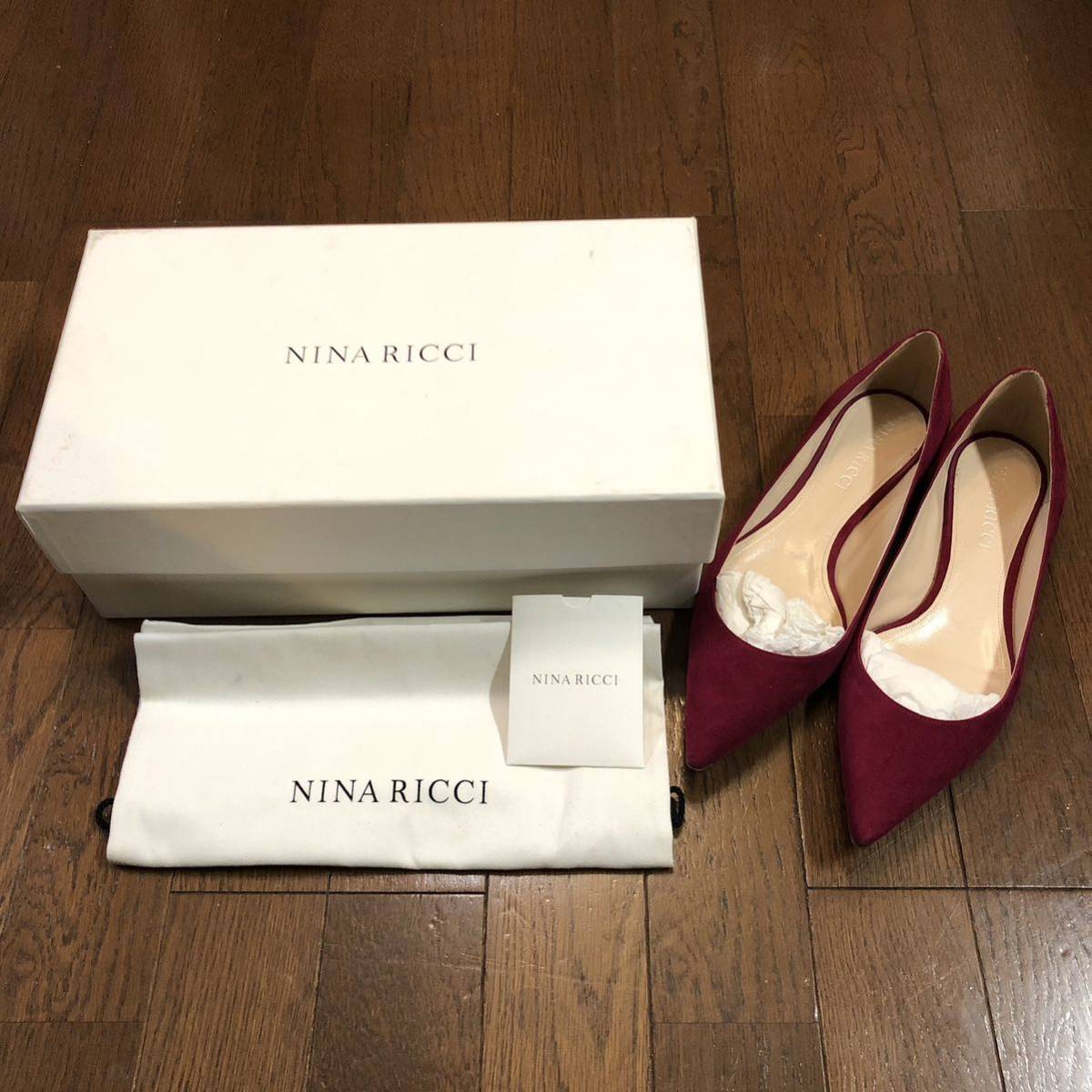 週末SALE 美品 NINA RICCI ニナリッチ ウエスタンブーツ