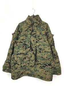 古着 00s 米軍 USMC APECS MARPAT デザート デジタル カモ 迷彩 GORE-TEX ゴア パーカー M-R