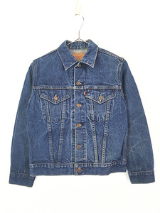 レディース 古着 80s USA製 Levi's 70704-0261 4th ブルー デニム ジャケット Gジャン M位 古着