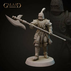 Galaad Miniatures Gaa-230210 SpearKnight03 3Dプリント D＆D メタルミニチュア メタルフィギュア TRPG フロストグレイブ