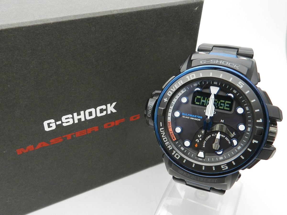 CASIO G-SHOCK ガルフマスター GWN- Q1000MCA 美品-