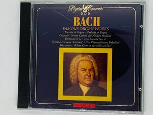 即決CD BACH FAMOUS ORGAN WORKS DDD / アルバム X19