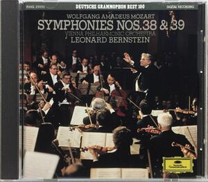 CD/ モーツァルト：交響曲第38番 プラハ、第39番 / バーンスタイン& VPO
