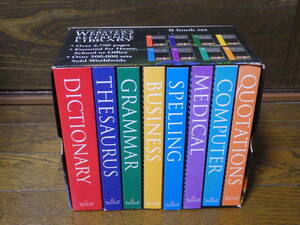 *Webster's(we booster ) britain britain dictionary Pocket Reference Library all 8 volume!!*