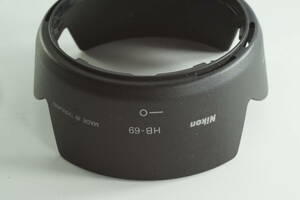 plnyeA014[キレイ 送料無料] NIKON HB-69 AF-S DX NIKKOR 18-55mm F3.5-5.6G VR Ⅱ用 ニコン レンズフード HB-69