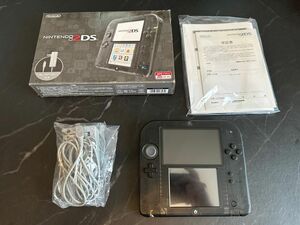 【美品】クリアブラック ニンテンドー Nintendo 2DS