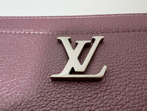 LOUIS VUITTON ルイヴィトン ジッピー・ロックミー ラウンドファスナー財布 カーフレザー クリスタルローズ ピンク 日本限定 M69812 新同_画像4