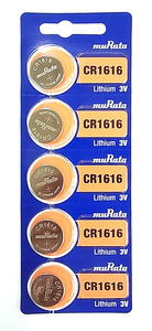 ●安心・信頼の品質●ムラタ（旧ソニー）MURATA（旧SONY） リチウム電池　CR1616×5個！