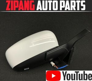 SZ017 MR41S ハスラー G 2WD 右ドア ミラー 電格式/ヒーター付 ◆A7M サマーブルーM/スペリアホワイト ▲スリキズ有り 【動画有り】○