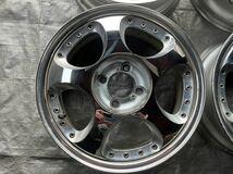 絶版/ホットスタッフ PRECIOUS 15R/15×5.5j+38/4穴100/4本セット メッキ 当時物 プレシャス シュティッヒ 深リム 軽量 リバース_画像2