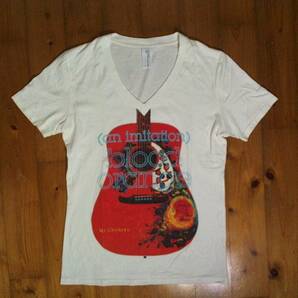 ☆国産☆ミスターチルドレン【MR.CHILDREN (an imitation) blood orange Tour】ミスターチルドレン・ツアー Vネック 半袖Tシャツ M 白の画像1