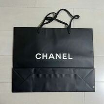 CHANEL シャネル 紙袋 袋 ショッパー 31.5×25×9cm ショッパー袋　ショッピング袋　手提げ袋　②_画像3