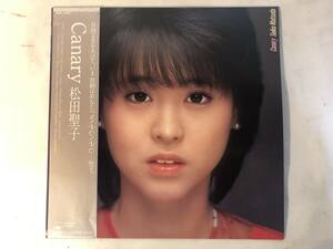 30324S 美盤 帯付12inch LP★松田聖子/Canary★28AH 1666