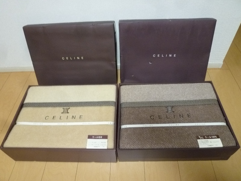 ヤフオク! -「セリーヌ ウール毛布」の落札相場・落札価格