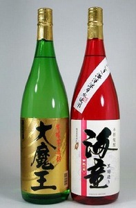 厳選 人気蔵元 濱田酒造 大魔王・海童芋焼酎 ２本セット 1800ｍｌ×2本