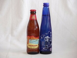 クラフトビール2本セットハワイコナビール(ロングボードアイランドラガー355ml)日本酒スパークリング清酒(澪300ml)