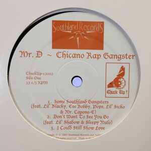 12inchレコード　MR. D (MISTER D) / CHICANO RAP GANGSTER