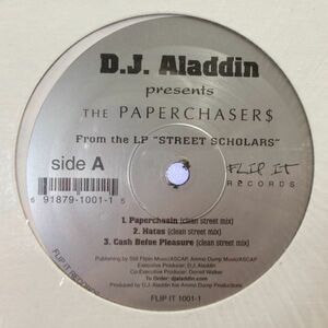 12inchレコード　D.J. ALADDIN presents THE PAPERCHASERS / PAPERCHASIN