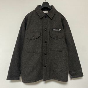 美品 20 aw ラディアル ウール ビッグ シルエット シャツ ジャケット S RADIALL CPO ワイド