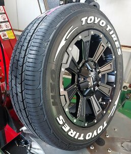 LEXXEL DeathRock!!200系ハイエース TOYO H30 215/65R16 16インチ 新品タイヤホイールセット