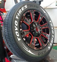 LEXXEL DeathRock!!200系ハイエース TOYO H30 215/65R16 16インチ 新品タイヤホイールセット_画像3