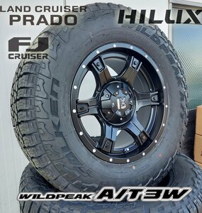 LEXXEL OutLaw サーフ FJクルーザー プラド ハイラックス 17インチ ファルケン WILDEPEAK A/T3W 265/65R17 265/70R17