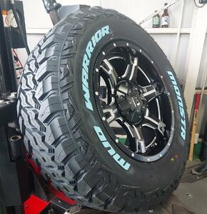 LEXXEL OutLaw ジープ JK JL ラングラー MONSTA MUDWARRIOR 265/65R17 265/70R17 タイヤホイール17インチ ホワイトレター