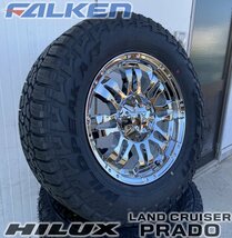 当店イチオシ!! サーフ ハイラックス プラド 17インチ タイヤホイール Balano FALKEN WILDPEAK A/T AT3W 265/65R17 新品4本セット_画像4