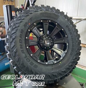 プラド ハイラックス サーフ FJ H3 LEXXEL DeathRock ヨコハマ ジオランダー MT G003 265/70R17 285/70R17 タイヤホイール17インチ