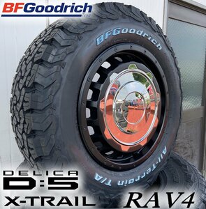 デリカD5 エクストレイル CX5 LEXXEL SwaGGer BF Goodrich ALLTERRAIN KO2 225/70R16 215/70R16 タイヤホイールセット 16インチ