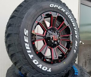 LEXXEL【DeathRock】デリカD5 エクストレイル RAV4 CX5 ヴァンガード 16インチ トーヨー オープンカントリー MT 225/75R16 ホワイトレター