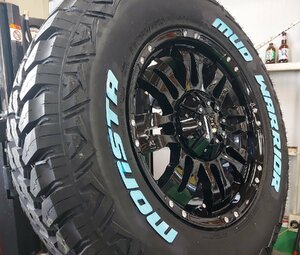 LEXXEL Balano プラド ハイラックス FJ サーフ パジェロ MONSTA MUDWARRIOR 265/65R17 265/70R17 タイヤホイール17インチ ホワイトレター