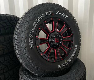 ノーマル車高OK ヨコハマ ジオランダー X-AT 235/70R16 デスロック RAV4 デリカD5 タイヤホイール 16インチ