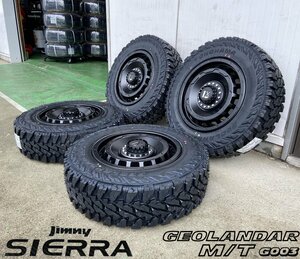 新品タイヤホイール4セット ジムニー シエラ LEXXEL SwaGGer ヨコハマ ジオランダー MT G003 215/70R16 16インチ マッドタイヤ