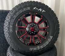 ヨコハマ ジオランダー X-AT 235/70R16 DeathRock RAV4 デリカD5 エクストレイル アウトランダー アルファード タイヤホイール 16インチ_画像3