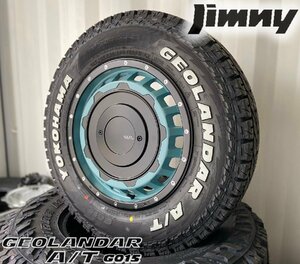 新品 最新作タイヤ SwaGGer ジムニー ヨコハマ ジオランダー G015 A/T 185/85R16 タイヤホイールセット 16インチ ホワイトレター