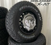 ヨコハマ ジオランダー X-AT 235/70R16 ホワイトレター デリカD5 RAV4 アルファード CX5 CX8 16インチ SwaGGer Old style タイヤホイール_画像4