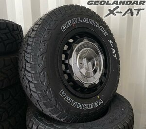 ヨコハマ ジオランダーX-AT 235/70R16 ホワイトレター アウトランダー エクストレイル CX5 CX8 16インチ SwaGGer Old style タイヤホイール