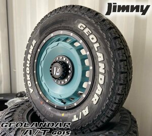 新品 最新作タイヤ SwaGGer ジムニー ヨコハマ ジオランダー G015 A/T 185/85R16 タイヤホイールセット 16インチ ホワイトレター