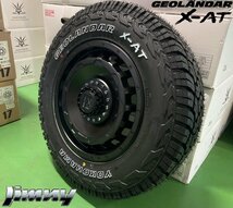 ジムニー JIMNY JB64 JB23 JA12 JA11 タイヤホイール ヨコハマ X-AT 195R16 16インチ SwaGGer 新品4本セット　ホワイトレター オフロード_画像2